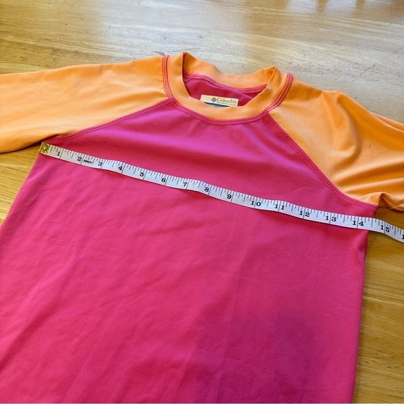 Columbia Girls Omni-Shade Long Sleeve Pink And Orange M Medium 10/12 NWT - Picture 3 of 12